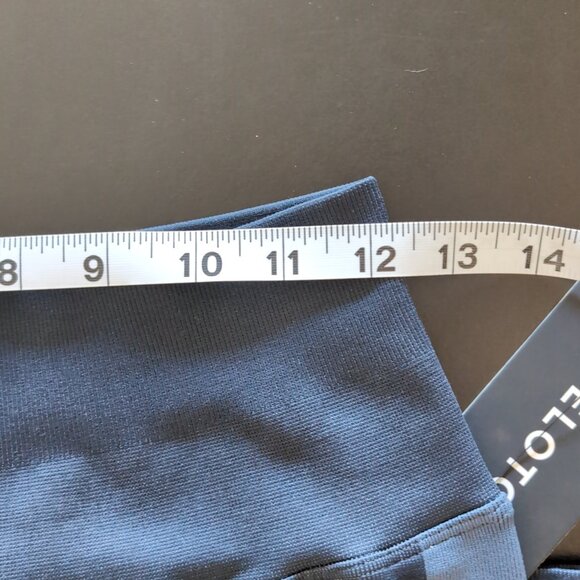 NWT Peloton Seamless Leggings Women's Large Blue Cycling Athletic HO121 Logo - Picture 7 of 9